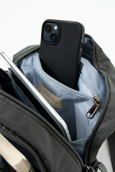millamoda Water Resistant Parachute Fabric Travel Business School Backpack with Laptop Compartment