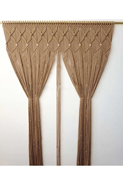 cessehome renklı makrome perde kapı susu