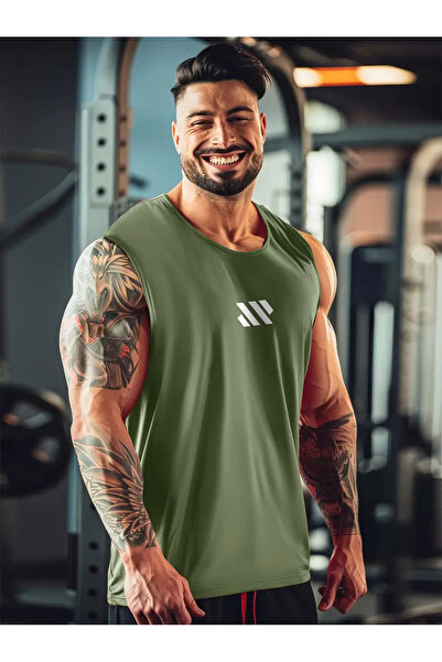 bellanova Geometric Print Modern Sleeveless Fitness Workout Top