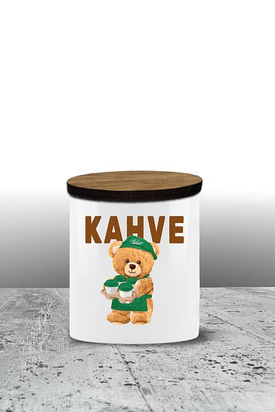 yeditepe hayat Ceramic Coffee Storage Container 300ml - Spice Jar and Export Jar