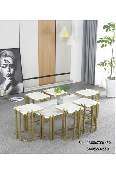SAHABA 1 6-piece service tables H1188gm