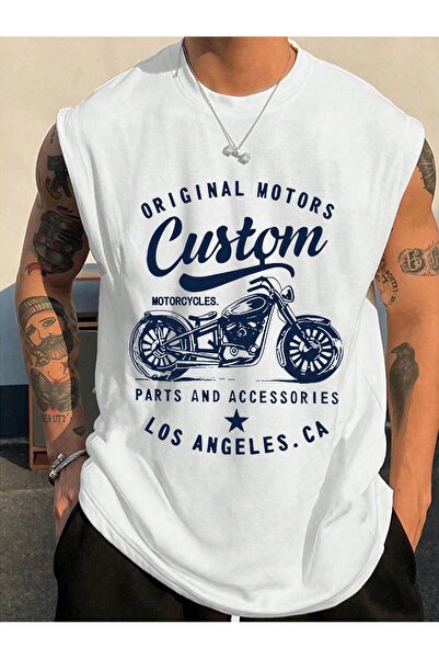 cc collection Tricou fără mâneci pentru bărbați cu imprimeu original Motors, ...