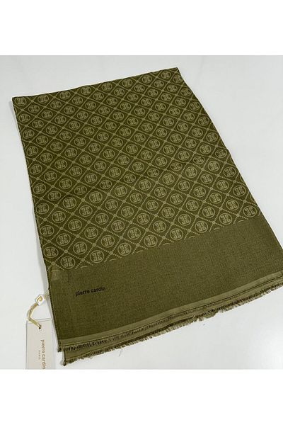 Pierre Cardin Σάλι Elegans Monogram-75 X 190-090700-934 Henna Green