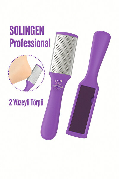 Genel Markalar Çift Taraflı Topuk Törpüsü Mor Solingen Ölü Deri Temizleyici T...