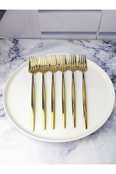 TARIK HOME Gold Stainless Steel 12 Piece Cutlery Set
