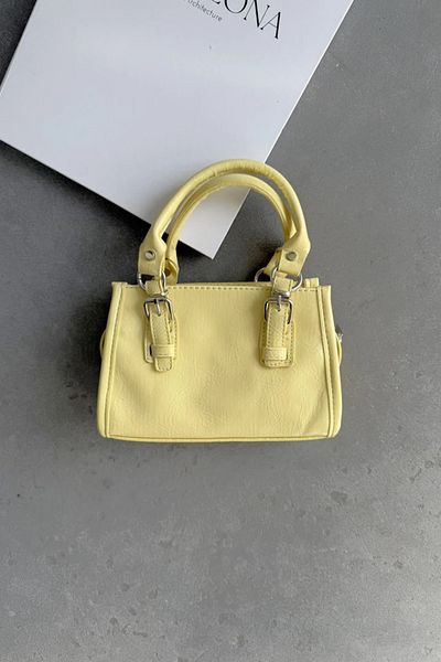 LEONAS Yellow Gradual Women's Bag with Accessories