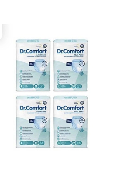 Dr.Comfort Dr Comfort 30 Lu Large Külot Bez Büyük Boy 4 Paket 120 Adet
