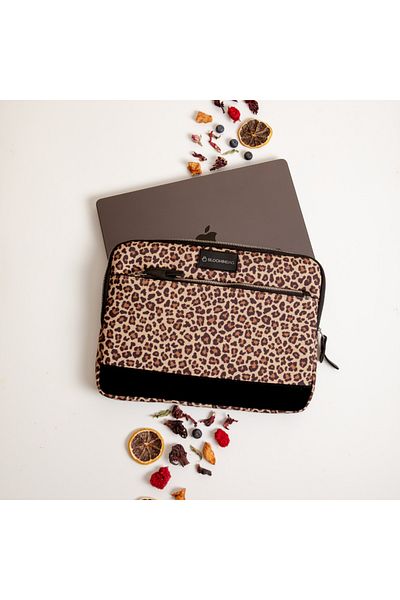 BloominBag Earthy Leopard 14 Inch Laptop / MacBook Case