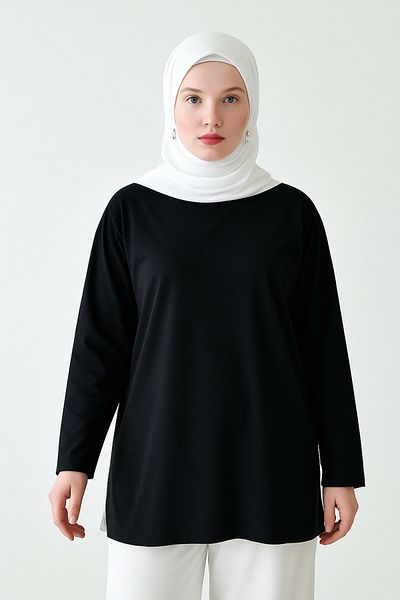 mirach Plus Size Tunic Cotton Mother's Cabbage Loose Oversize Loose Wide Fit Blouse Underwear