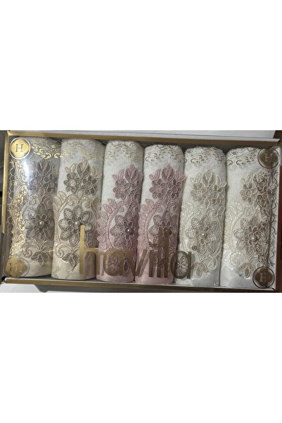 Muensu 6 τεμάχια 30*50 Πετσέτες προίκας σε κουτί, οικονομικό σετ πετσετών προ...