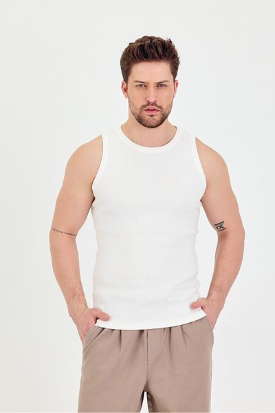 Gennaro Lycra Ribbed Premium Undershirt