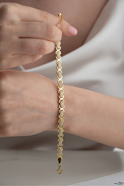 Silvano Jewelry 925 Ayar Gümüş Trend Model Bileklik