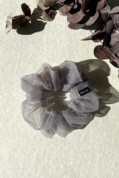 ODESE DESIGN El Yapımı Organze Scrunchie Saç Tokası Small