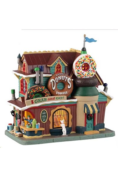 mutlu adım 20cm Işıklı Donut ve Kahve Dükkanı Danny's Donut and Coffee