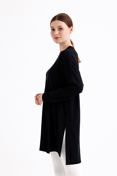 Millano Premium Kalite, Siyah, Penye Tunik.