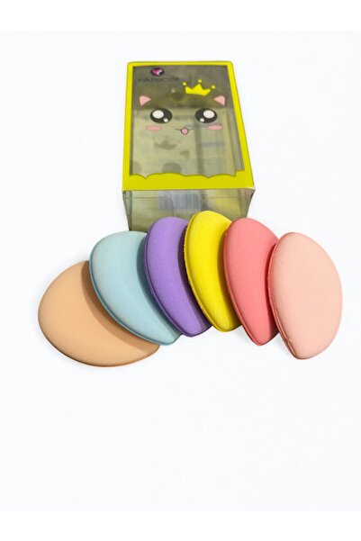 YARICI PARMAK MAKYAJ SÜNGERİ - MİNİ PUF KAPATICI PUDRA SÜNGERİ