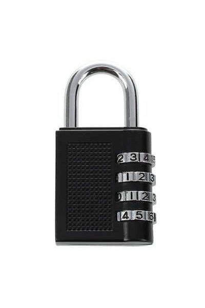 morponi 4 Combination Padlock Cabinet Suitcase Safe Box Piggy Bank Lock Padlock