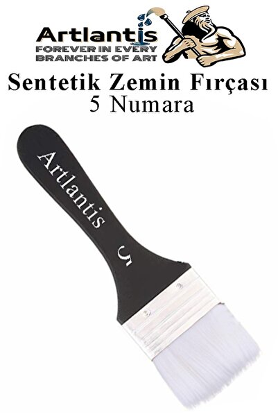 Artlantis Četka za pod, veličina 5, 1 komad, crna drška, bele čekinje, sintet...