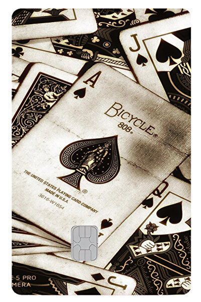 BK Design Kart Kaplama Sticker Banka Kredi Kartı Kaplama Stickeri KK1045