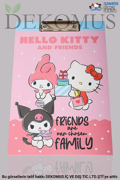 Hello Kitty الموسم الجديد مرخص مع DEKOMUS HELLO KITTY AND FRIENDS SECRETARY