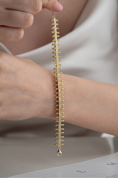 Silvano Jewelry 925 Ayar Gümüş Trend Model Bileklik