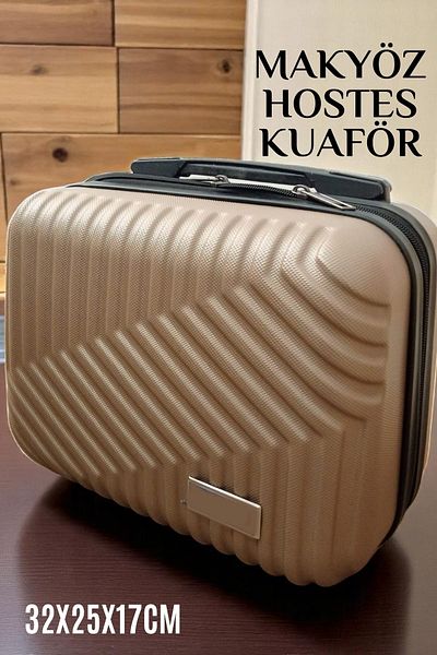 Transformacion Makeup Bag Hairdresser Bag In-Cabin Bag Stewardess Bag Beige 721611