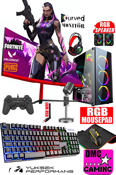 Dmc N297 (GTA 5) I5 3470,16gb Ram 1tb Hdd 256gb Ssd Gt740,23.8''curved Oyuncu Masaüstü Bilgisayar