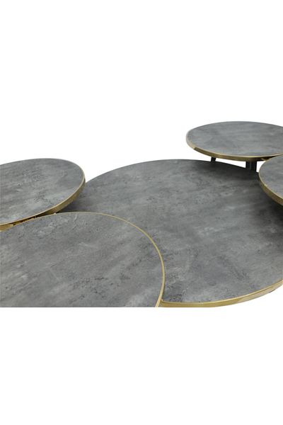 SAHABA 4 in 1 table set, gray 2298