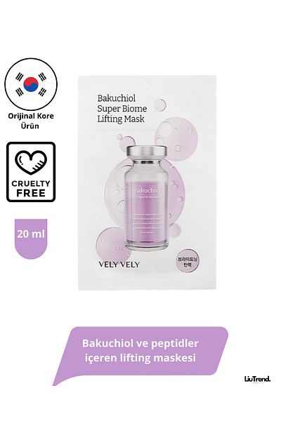 VELY VELY Bakuchiol Super Biome Lifting Mask 20 Ml* 10 Lifting Mask with Bakuchiol and Peptides