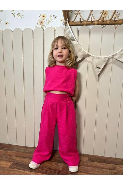 Bebeelkids Classic Crop Cut Girl's Bottom and Top Set