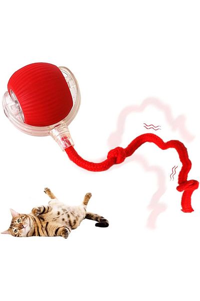 Generic Smart Automatic Moving Cat and Dog Toy |   Silicone Material, Charged, Three Modes