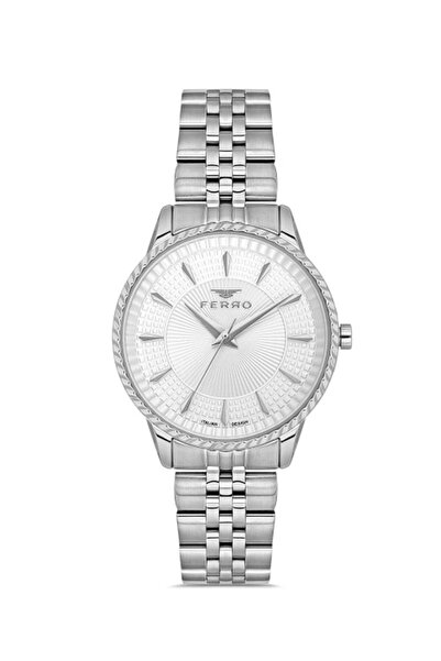 FERRO Gümüş Çelik Kordon KADIN Kol Saati FL21544AWT-A