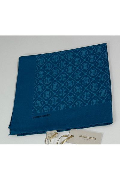 Pierre Cardin Φουλάρι Elegans Monogram - 1090750 -923 Petrol