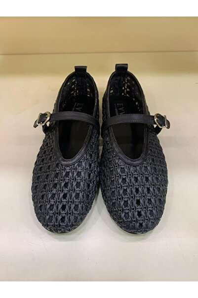 evva shoes Günlük Çok Rahat Hasır Babet