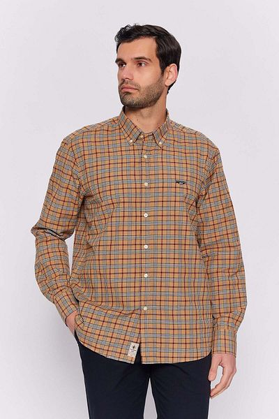 Galvanni Men's Light Brown Shirt - Peyteri Identity First Peşti̇