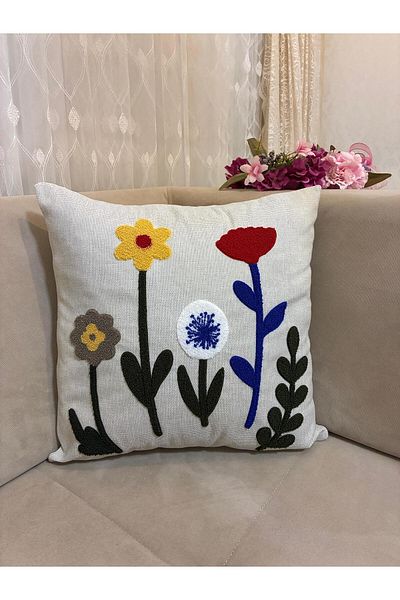 Mustgross Decorative 43X43Cm Linen Throw Pillow Cover 1 Piece