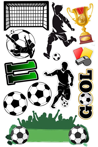 Buki'nin Atölyesi Autocolant Fotbal Telefon Laptop Notebook Tabletă Caiet Sti...