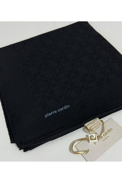 Pierre Cardin Φουλάρι Elegans Monogram - 1090750 -911 Μαύρο