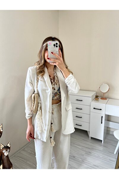 Meriko Butik Keten Ceket