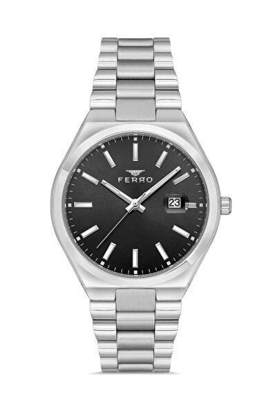 FERRO Gümüş Çelik Kordon Erkek Kol Saati F11386A-A2