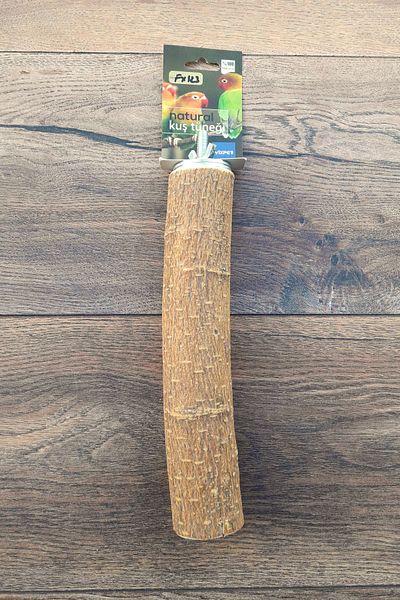 Vixpet Venty 23.5 cm Natural Parrot Perch - Thick Perch |   Ideal Choice for Macaw and Cockatoo - Fx123
