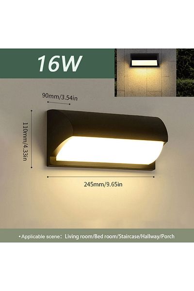 Choice Warm White 16W No Sensor Led Outdoor Wall Light Waterproof IP66 Motion Sensor Led Outdoor Lighting P