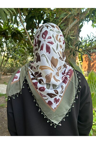 Sümeyye çeyiz Cadou de zestre cu margine de mărgele, batic, șal.