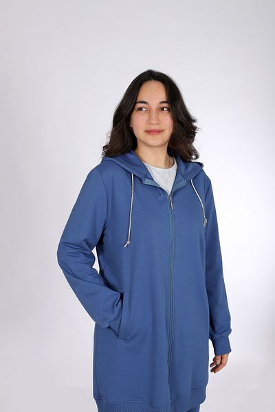 Butik Σετ αθλητική φόρμα Alerva Hijab με πέτρινο κορδόνι