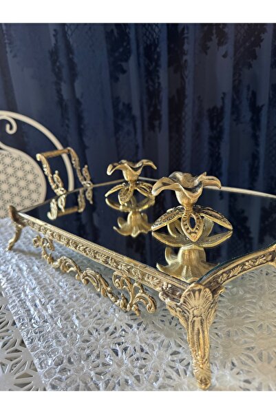 Handmade ESTERHOMEDECOR 2 li Pirinç mumluk