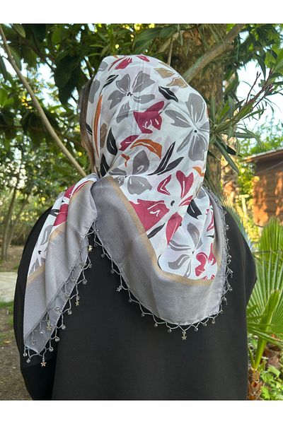 Sümeyye çeyiz Handcrafted Edge Beaded Writing Cheesecloth Dowry Gift