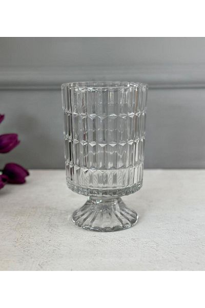 PEKİBU ΓΥΑΛΙΝΗ ΣΤΑΒΛΟΥΛΑ ΒΑΣΙΛΙΚΟ ΔΙΑΦΑΝΕΣ 18 CM