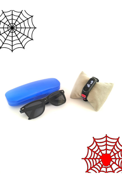 otio Children's Sunglasses Uv400, Touch Waterproof Wristwatch