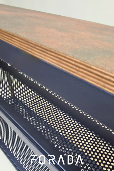 Forada Home & Style Duvar Raflı Metal Kahve Köşesi Seti