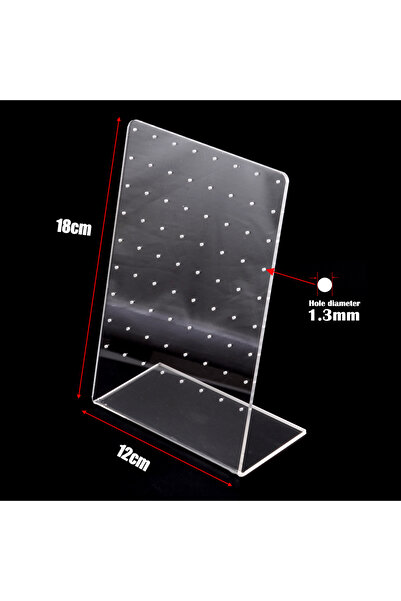 Choice حامل عرض متعدد الوظائف Slanted-SSE019SC من الأكريليك لعرض مجوهرات الثقب
